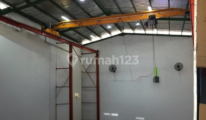 Disewakan Gudang Logistik 355M2 Akses Kontainer di Jurumudi Tangerang