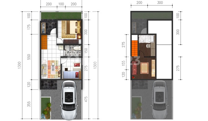 Dijual Rumah Full Furnish 1 Lantai+Mezanin-998Jt-Di Komplek