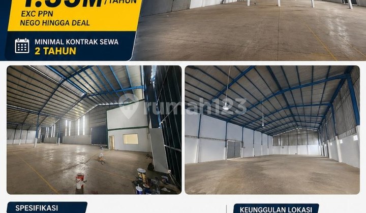 Disewakan Gudang+Kantor 2200M2 Dikawasan Pergudangan Cikupa Disewakan Gudang+Kantor 2200M2 Dikawasan Pergudangan Cikupa