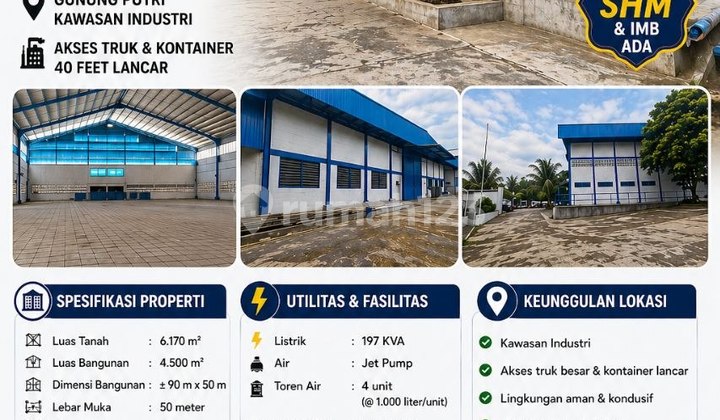 For Rent: Stand Alone Warehouse 4500M2 - 40Ft Container Access