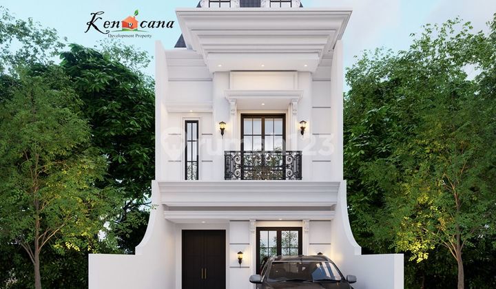 Rumah Mewah Pinggir Jalan Pejaten Jaksel