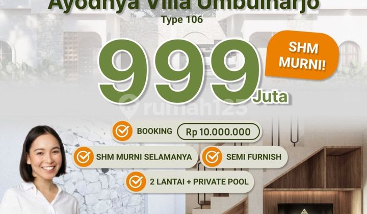 Villa Tengah Kota Jogja Dengan Passive Income Hingga Puluhan Juta
