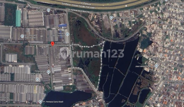DIJUAL TANAH MURAH PEMILIK BU LOKASI STRATEGIS DUMAR INDUSTRI MARGOMULYO