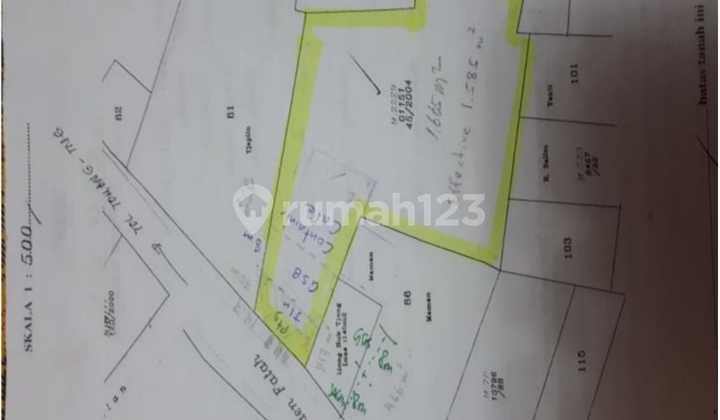 For Lease Commercial Lot, designated for Office, Restaurant, Sports Facilities, Apartment, Cluster, Townhouse, SHM on Raden Saleh Street, Karang Tengah, Karang Mulya, Tgr.