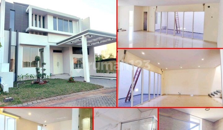 Dijual Rumah Pakuwon City Grand Island 2 Lantai Cluster Virgin.gorda di Perumahan Grand Island Pakuwon City, Kejawen Putih Tambak, Mulyorejo, Kota Surabaya, Jawa Timur, Indonesia, 60112, Pakuwon City Rumah Bagus HGB 1