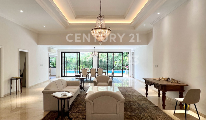 Rumah Mewah Klasik Indonesia 2 Lt Full Furnished Di Kemang R2188 2