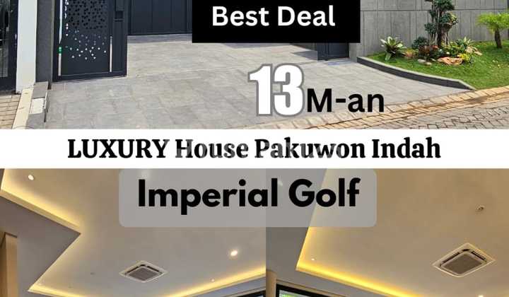 Bisa KPR Cuma 13M-An Saja Imperial Golf Pakuwon Bisa KPR Cuma 13M-An Saja Imperial Golf Pakuwon