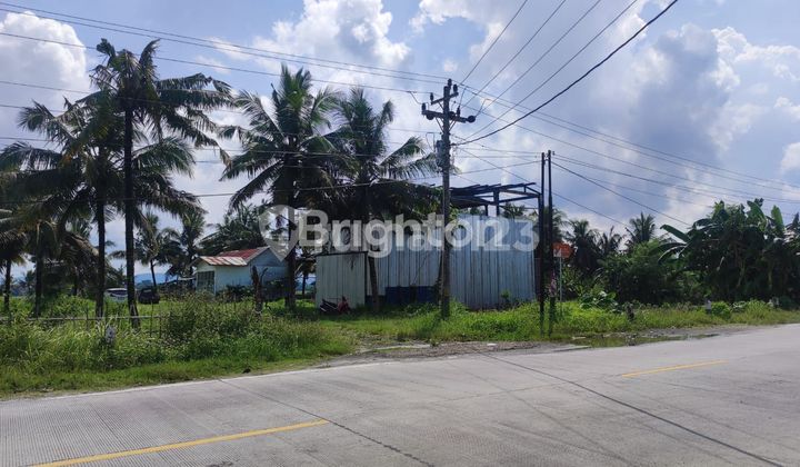 Solid land in the Cilacap industrial area. Solid land in the Cilacap industrial area.