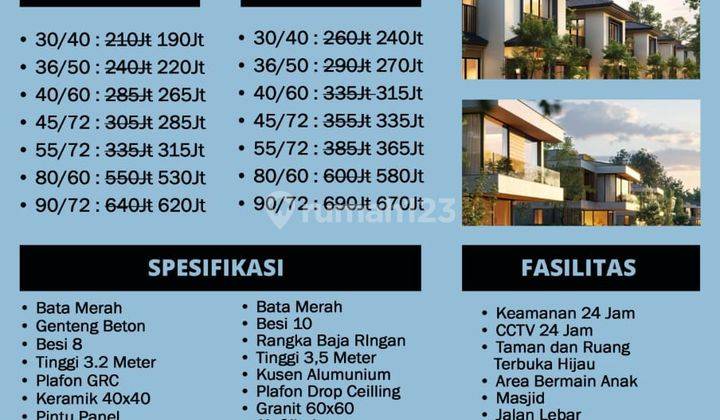 Rumah Cluster Kavling Modern Free Design 3 2