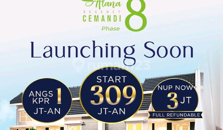 :Cool: Semua Org Berhak Pny Rumah :Heart_eyes: Alana Hadir Dgn Solusi Terbaik Jaminan Termurah di Kelas Nya! Launching Now (Gercep Yukz) :Heart:️ Alana Cemandi Phase 8 2