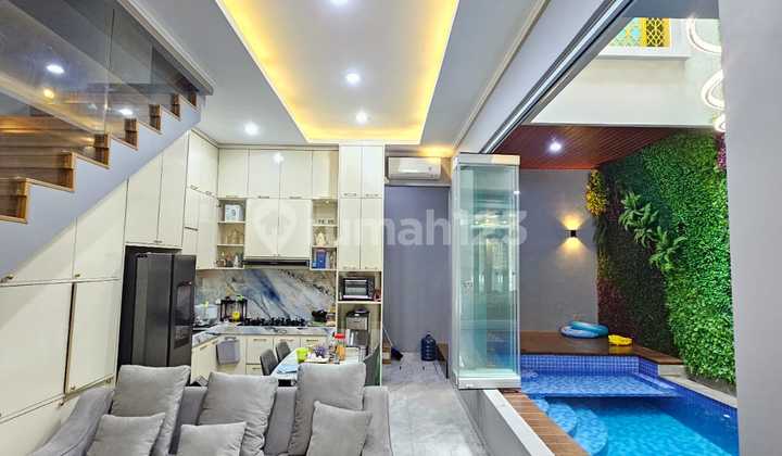 RUMAH FULL FURNISHED DAN PRIVATE POOL DI HARAPAN INDAH BEKASI RUMAH FULL FURNISHED DAN PRIVATE POOL DI HARAPAN INDAH BEKASI