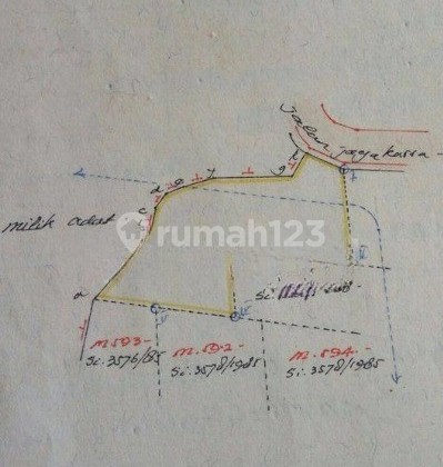 HARGA DIBAWAH NJOP TANAH MURAH DI PINGGIR JALAN RAYA JAGAKARSA