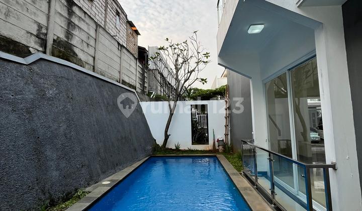 Rumah Baru Mewah Di Bango Pondok Labu Siap Huni Ada Kolam Renang