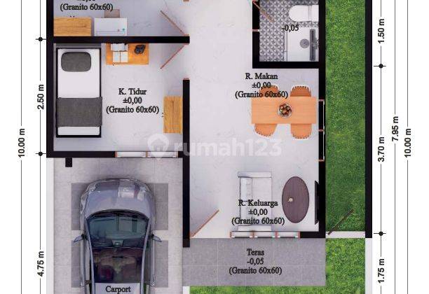 Rumah Impian Di Kota Wonosari Yg Strategis 1