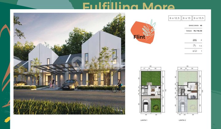 Murah 2 Lantai Taman Belakang Besar Terrania Living Sidoarjo Eady 600 Jutaan 2