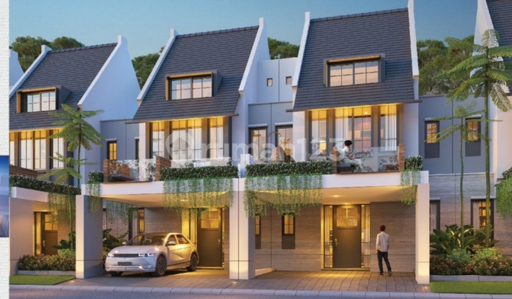 Two-Story House Plus Attic at Nol Street Citraland Driyorejo 2m_an