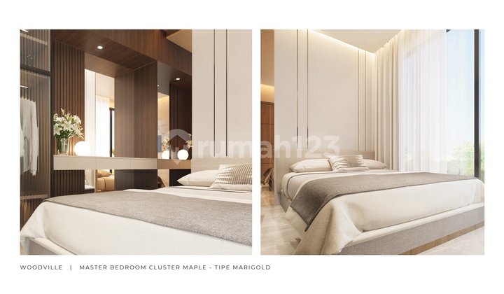 Woodville Residence Cluster Premium Maple 2 Lantai di Nol Jalan Woodville Residence Cluster Premium Maple 2 Lantai di Nol Jalan