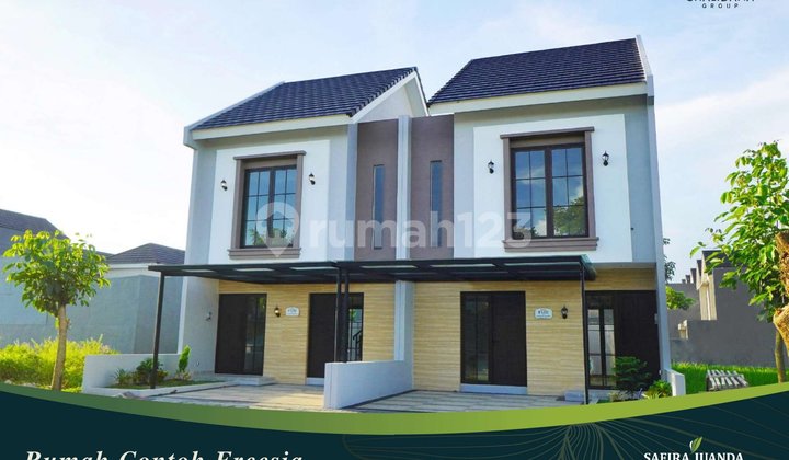 Rumah Bangun Baru Fresia 2 Lantai Siap Huni Safira Juanda 