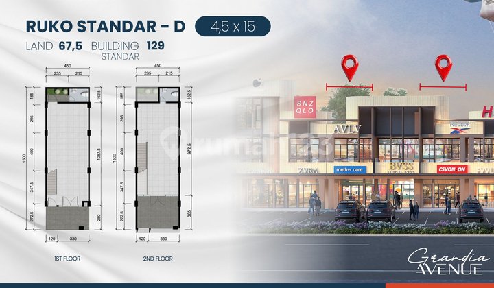 For Sale: 2 and 3 Story Shop Houses Starting from 4.5m Width, Prices Starting from 32 Million 2