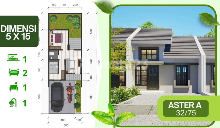 Terbaru Grand Anggaswangi Park 1 Lantai Minim 2 Kamar 300 Jutaan