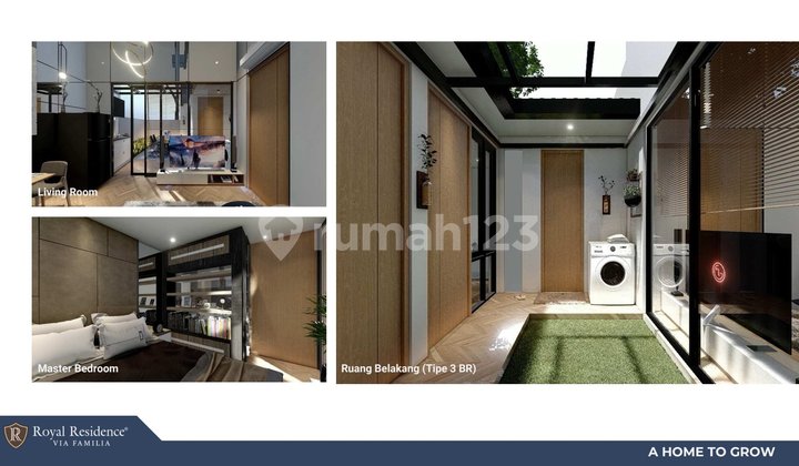 Jual.unit Royal Residence Cluster Via Vamila Ready Kawasan Ramai