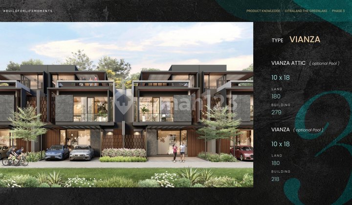 The Green Lake 2 Lantai Tipe Vianza Citraland Surabaya Utj Langsung Pilih Unit
