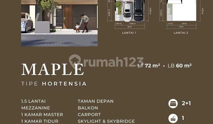 Woodville Residence Cluster Premium Maple 2 Lantai di Nol Jalan Woodville Residence Cluster Premium Maple 2 Lantai di Nol Jalan