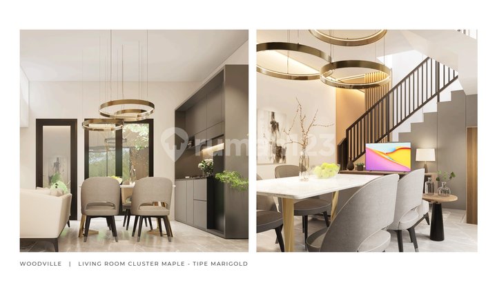 Jual Unit Woodville Residence Rcluster Mapel 2 Lantai Progres Bangun