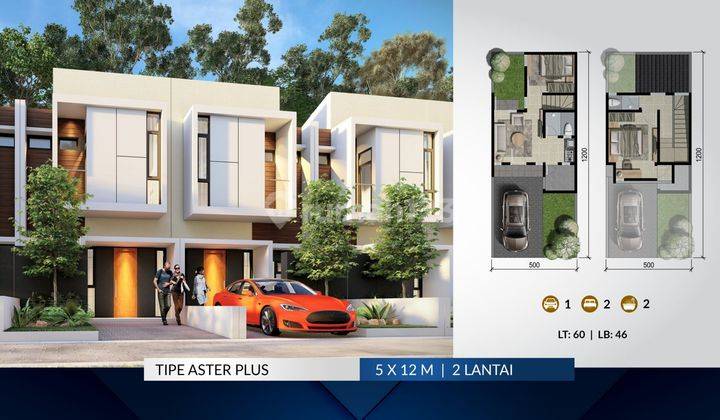 Jual Unit Perumahan Golden East Tipe Corvei 1 Lantai 2kt Ready