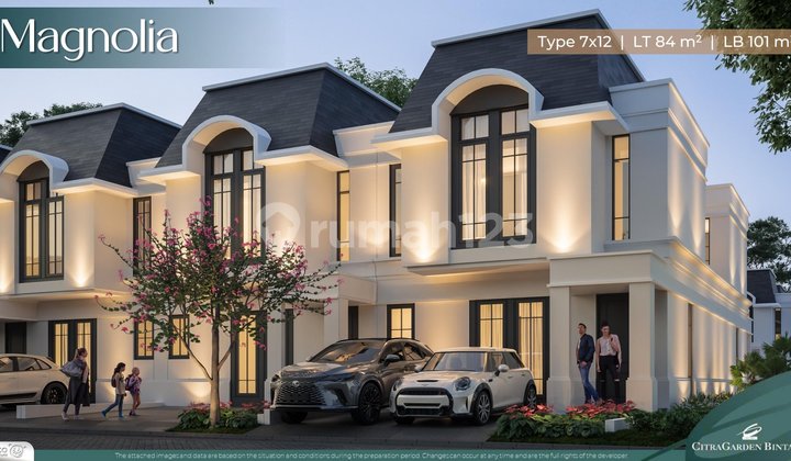 Jual Unit I Citra Garden Bintaro Type Magnolia Semi Furnish