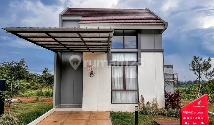 Hunian Baru Like View Mewah Classic Ada 1 Dan 2 Lantai Milenum City Bogor  2