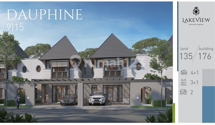 Unit Siap Huni Type Dauphine 2 Lantai Citra Garden Sidoarjo Bonus Smarthome