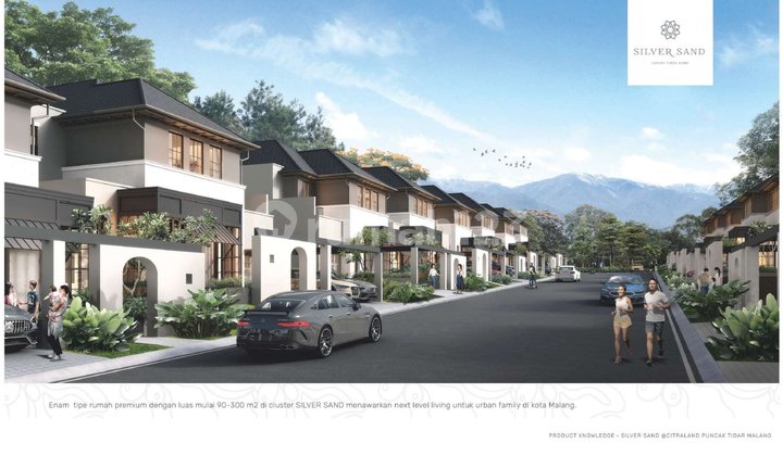 Jual Cluster Baru Silver Sand 1 dan 2 Lantai Ready Siap Huni Harga Mulai 1 M_an Citra Garden.malang