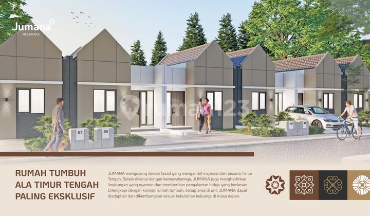 Jual Unit Perumahan Jumana Residence 1 Lantai Di Nol Jalan Progres Bangun Harga Mulai 500 Jutaan  2