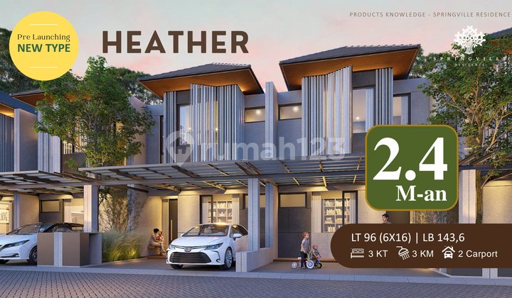 Jual Unit Springville Residence Type Heather Furnish2 Lantai Jual Unit Springville Residence Type Heather Furnish2 Lantai