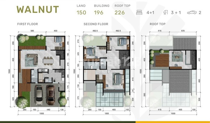 Rumah Milenial 3 Lantai Lebar 10 Citraland Surabaya Barat 2