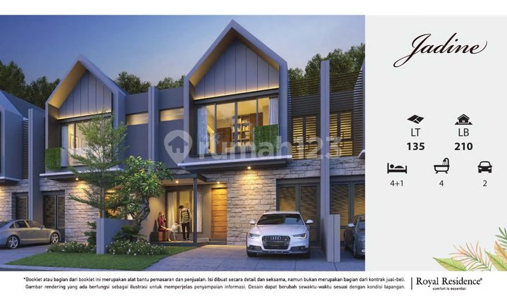 Rumah Mewah Type Jadine 2 Lantai Ready Royal Residence Surabaya Rumah Mewah Type Jadine 2 Lantai Ready Royal Residence Surabaya