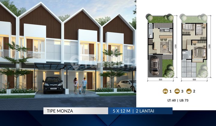 One and Two Story Houses Golden East Kebomas Full Facilities Starting Price 300 Million 2