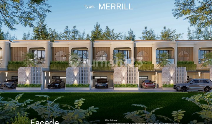 Jual Unit Kaia Villas 2 Lantai Semi Furnish Nol Jalan Benoa