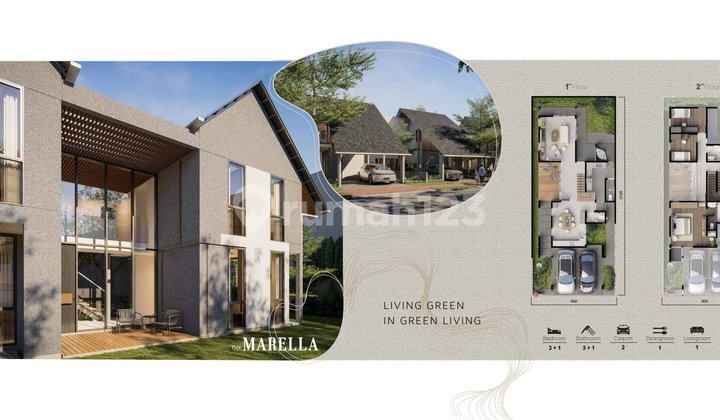 Jual.unit Organica 2 Lantai Terbaru Area Royal Residence Surabaya 1