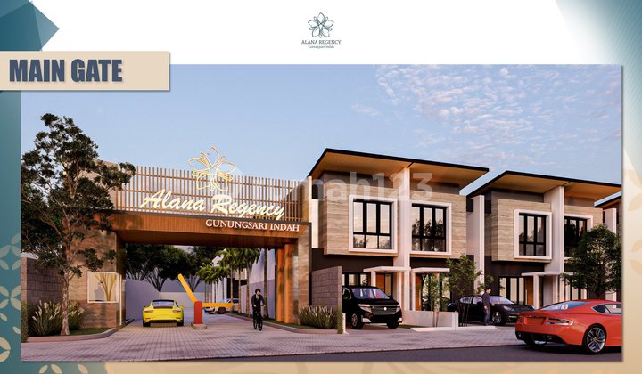 Rumah Siap Huni 1 Dan 2 Lantai Grand Alana Gunungsari Surabaya 