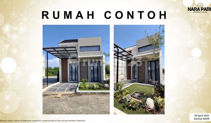 Jual Unit Nara Park Residence 1 dan 2 Lantai Rungkut Surabaya