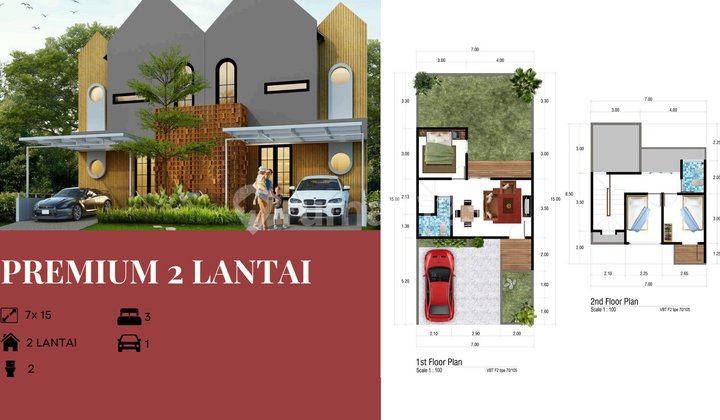 For Sale 1 and 2 Story Progress Build Villa Bukit Tidar