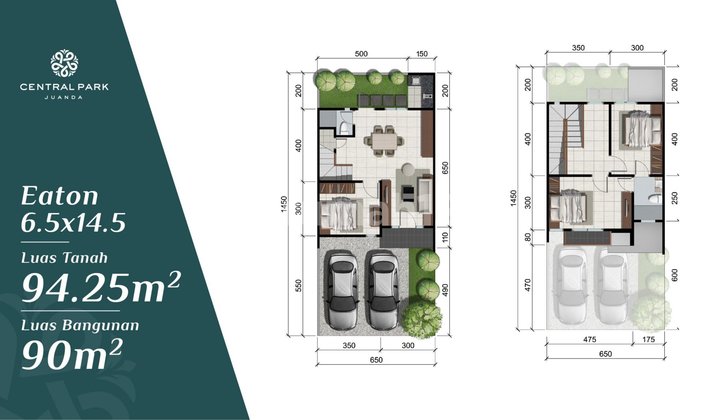 Rumah Sudah Ready Central Park Juanda100% Sudah Dihuni Fasilitas Sudah Jadi  2