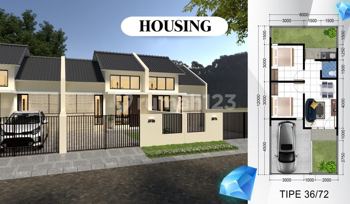 Gota Kwangsan Phase 6 Lebar 1 Lantai Harga Tetap 390 Jutaan 