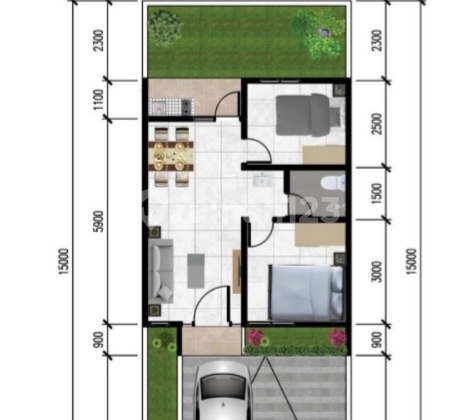 Jual Unit Juanda Boulevard 1 Lantai Lebar 6 Harga Mulai 600 Jutaan 2