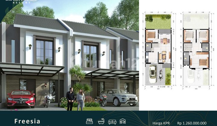 Rumah Bangun Baru Fresia 2 Lantai Siap Huni Safira Juanda Rumah Bangun Baru Fresia 2 Lantai Siap Huni Safira Juanda