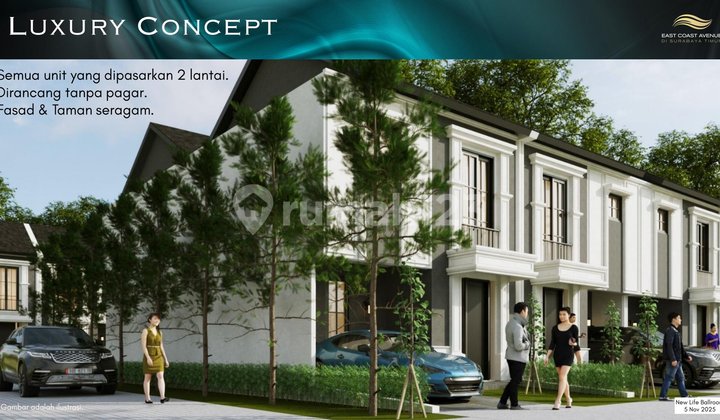 Rumah 2 Lantai Terbaru East Coast Avenue Harga Perdana 1m_an