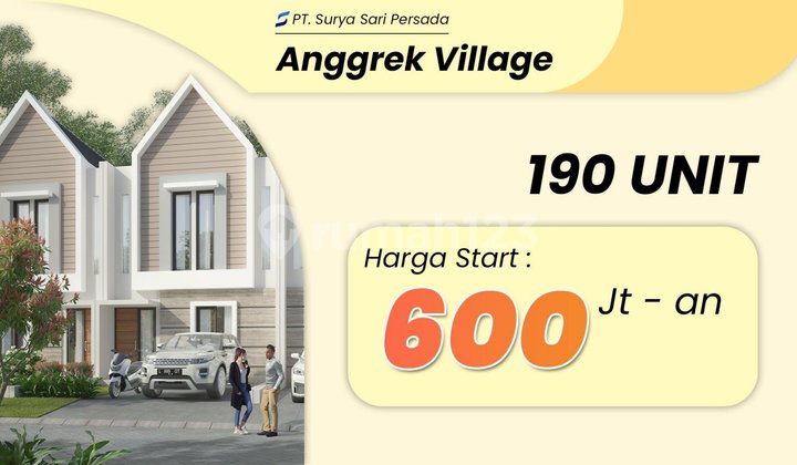 Hunian.baru Tambak Oso Anggrek Vilafe 1 Dan 2 Lantai Harga Perdana Mulai 600jutaan 