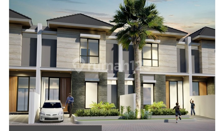 Rumah Pusat Kota Surabaya Puri Indah Ketintang 2 Lantai Ready
